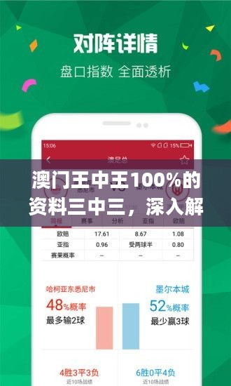 三中三澳門，探索神秘之地，揭示獨(dú)特魅力，探索神秘魅力，澳門三中三之旅揭秘獨(dú)特風(fēng)采