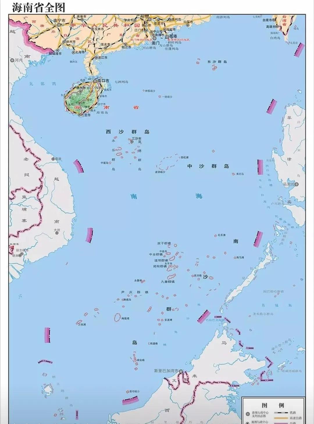 南海地圖高清版大圖，探索神秘的海洋疆域，南海高清地圖大圖，探索神秘海洋疆域之旅