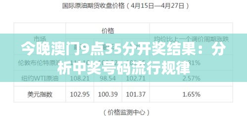 今晚澳門(mén)9點(diǎn)35分特號(hào)，探索未知的幸運(yùn)之旅，澳門(mén)未知幸運(yùn)之旅，今晚9點(diǎn)35分特號(hào)揭曉！
